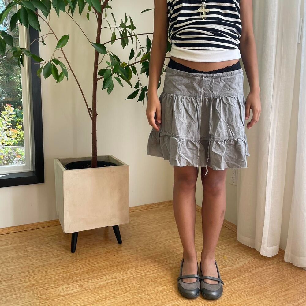 Hollister-co Women's Grey Skirt